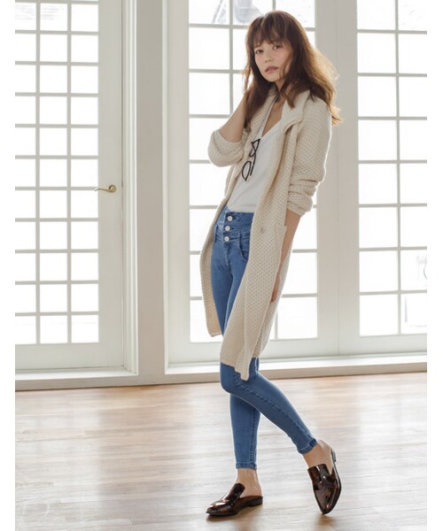 Re:EDIT（リエディ）の「【先行予約受注】[送料無料]ハラコバブーシュ[2016秋新作]（シューズ・レディース・ブラック/グレー/バーガンディ/レオパード/べっこう・S/M/L/LL）」の3枚目の写真