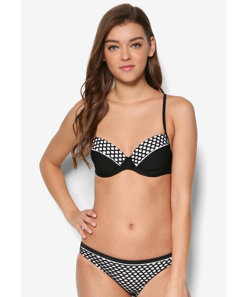 underwire bikini plunge