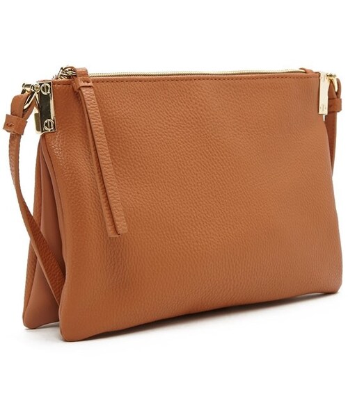 FOREVER 21（フォーエバー トゥエンティーワン）の「FOREVER 21 Faux Leather Crossbody（ショルダーバッグ・レディース・Black/Orange・ONE SIZE）」の8枚目の写真