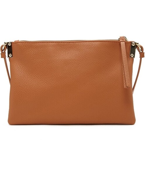 FOREVER 21（フォーエバー トゥエンティーワン）の「FOREVER 21 Faux Leather Crossbody（ショルダーバッグ・レディース・Black/Orange・ONE SIZE）」の4枚目の写真
