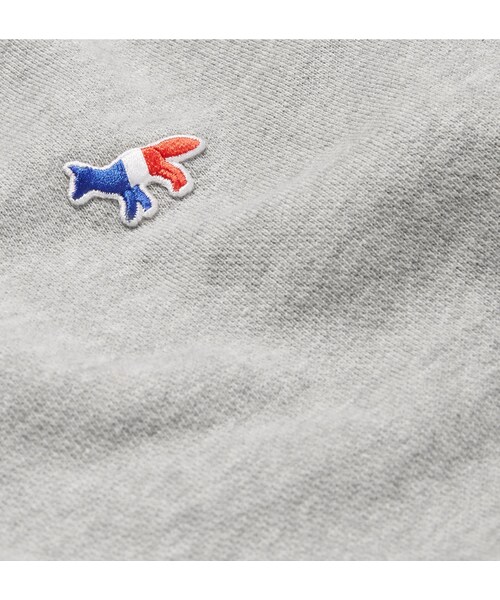 Maison Kitsune（メゾンキツネ）の「Maison Kitsuné Loopback Cotton-Jersey Sweatshirt（スウェット・メンズ・Gray・S/M/L/XL）」の5枚目の写真
