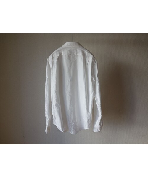 MANUAL ALPHABET（マニュアル アルファベット）の「【完売御礼】MANUAL ALPHABET  OXFORD CLASSIC FIT SHIRT マニュアルアルファベット オックスフォード クラシカルフィットシャツ ホワイト（シャツ/ブラウス・メンズ・その他）」の6枚目の写真