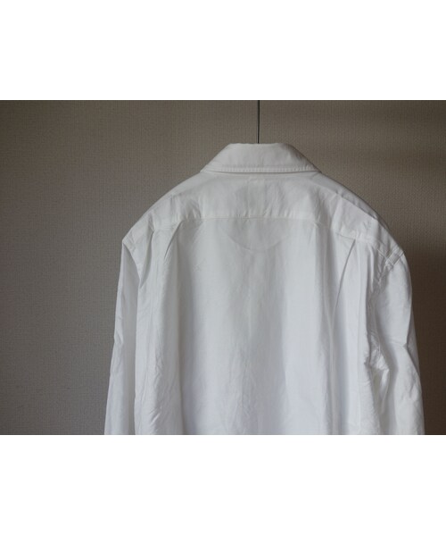 MANUAL ALPHABET（マニュアル アルファベット）の「【完売御礼】MANUAL ALPHABET  OXFORD CLASSIC FIT SHIRT マニュアルアルファベット オックスフォード クラシカルフィットシャツ ホワイト（シャツ/ブラウス・メンズ・その他）」の11枚目の写真