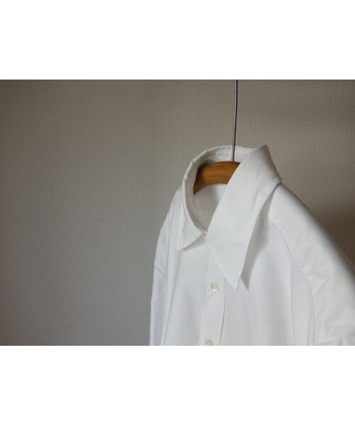MANUAL ALPHABET（マニュアル アルファベット）の「【完売御礼】MANUAL ALPHABET  OXFORD CLASSIC FIT SHIRT マニュアルアルファベット オックスフォード クラシカルフィットシャツ ホワイト（シャツ/ブラウス・メンズ・その他）」の10枚目の写真