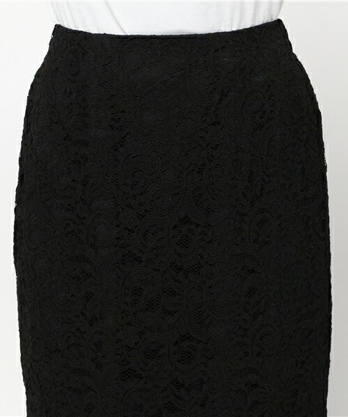 archives（アルシーヴ）の「スカラレースタイトスカート（スカート・レディース・オフホワイト/ブラック/ベージュ・MEDIUM）」の7枚目の写真