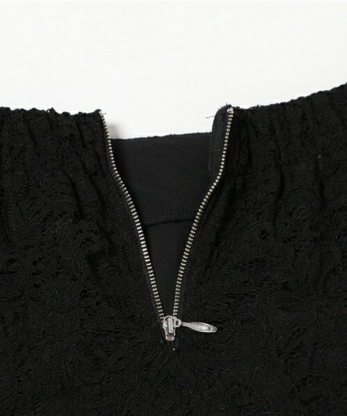 archives（アルシーヴ）の「スカラレースタイトスカート（スカート・レディース・オフホワイト/ブラック/ベージュ・MEDIUM）」の10枚目の写真