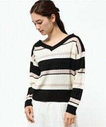 archives | ワイドリブマルチボーダーニット(ニット/セーター)