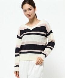 archives | ワイドリブマルチボーダーニット(ニット/セーター)