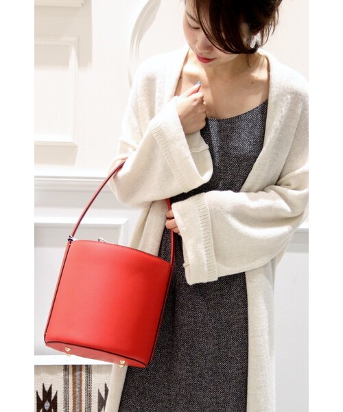 plage（プラージュ）の「Plage round BAG◆（バッグ・キャメル/グリーン/ブルー/レッド・フリー）」の4枚目の写真