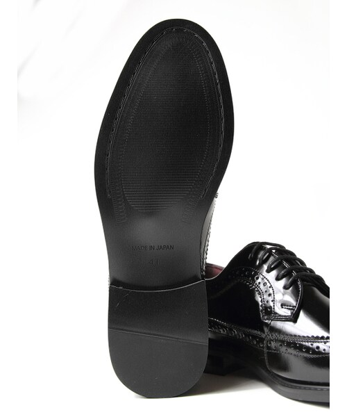 JACKROSE（ジャックローズ）の「×Luv maison レザーウイングチップシューズ（シューズ・メンズ・ブラック・M/L）」の10枚目の写真