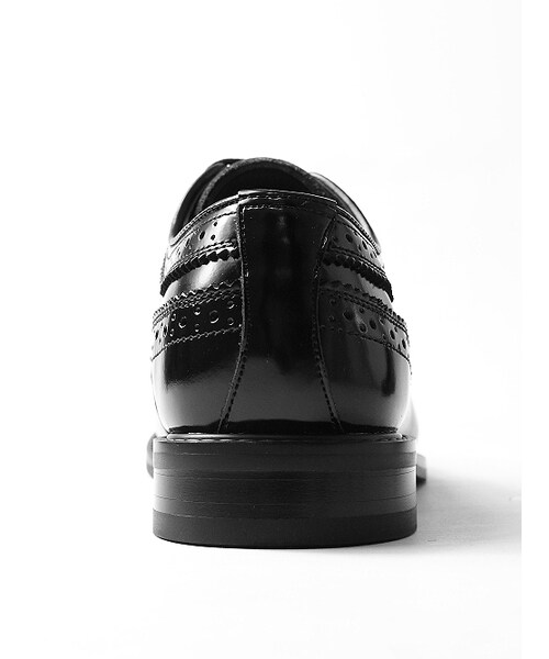 JACKROSE（ジャックローズ）の「×Luv maison レザーウイングチップシューズ（シューズ・メンズ・ブラック・M/L）」の8枚目の写真