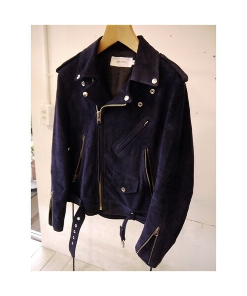 no brand（ノーブランド）の「JOHN MASON SMITH : Suede Riders Jacket