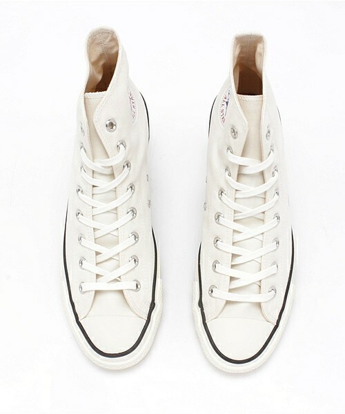CONVERSE ALL STAR（コンバースオールスター）の「日本製 ユニセックス コンバース キャンバス オールスター ハイカット CONVERSE CANVAS ALL STAR J HI 32067960（スニーカー・メンズ・ホワイト・23cm/23.5cm/24cm/24.5cm/26.5cm/27cm/27.5cm/28cm/29cm）」の5枚目の写真