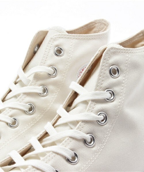 CONVERSE ALL STAR（コンバースオールスター）の「日本製 ユニセックス コンバース キャンバス オールスター ハイカット CONVERSE CANVAS ALL STAR J HI 32067960（スニーカー・メンズ・ホワイト・23cm/23.5cm/24cm/24.5cm/26.5cm/27cm/27.5cm/28cm/29cm）」の7枚目の写真