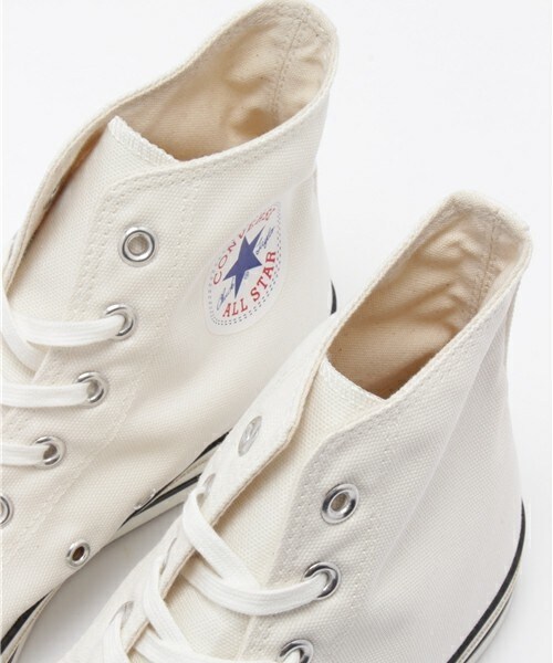 CONVERSE ALL STAR（コンバースオールスター）の「日本製 ユニセックス コンバース キャンバス オールスター ハイカット CONVERSE CANVAS ALL STAR J HI 32067960（スニーカー・メンズ・ホワイト・23cm/23.5cm/24cm/24.5cm/26.5cm/27cm/27.5cm/28cm/29cm）」の8枚目の写真