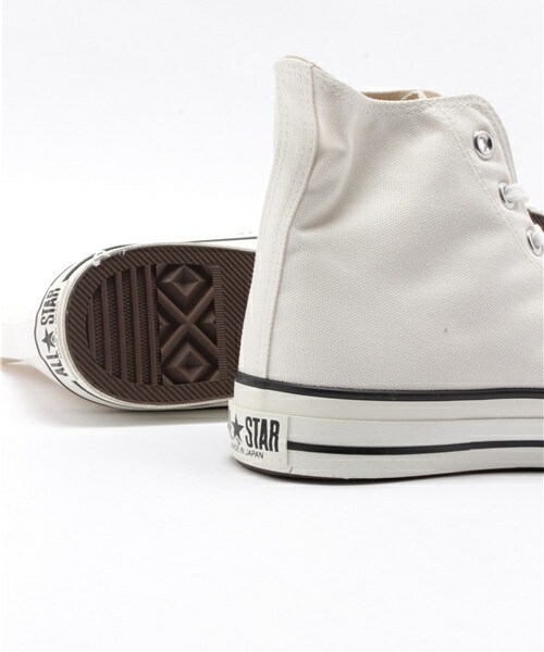 CONVERSE ALL STAR（コンバースオールスター）の「日本製 ユニセックス コンバース キャンバス オールスター ハイカット CONVERSE CANVAS ALL STAR J HI 32067960（スニーカー・メンズ・ホワイト・23cm/23.5cm/24cm/24.5cm/26.5cm/27cm/27.5cm/28cm/29cm）」の9枚目の写真