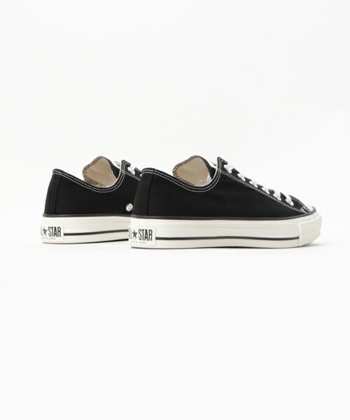 CONVERSE ALL STAR（コンバースオールスター）の「日本製 コンバース オールスター ローカット CONVERSE CANVAS ALL STAR J OX 32167431（スニーカー・メンズ・ブラック・26.5cm/27cm/27.5cm/28cm/29cm）」の4枚目の写真