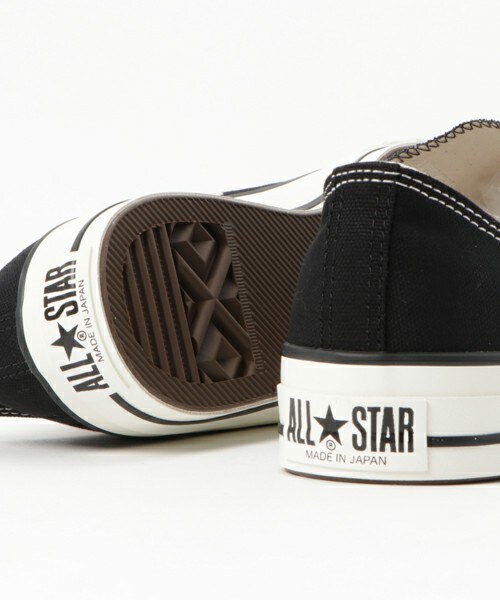 CONVERSE ALL STAR（コンバースオールスター）の「日本製 コンバース オールスター ローカット CONVERSE CANVAS ALL STAR J OX 32167431（スニーカー・メンズ・ブラック・26.5cm/27cm/27.5cm/28cm/29cm）」の9枚目の写真