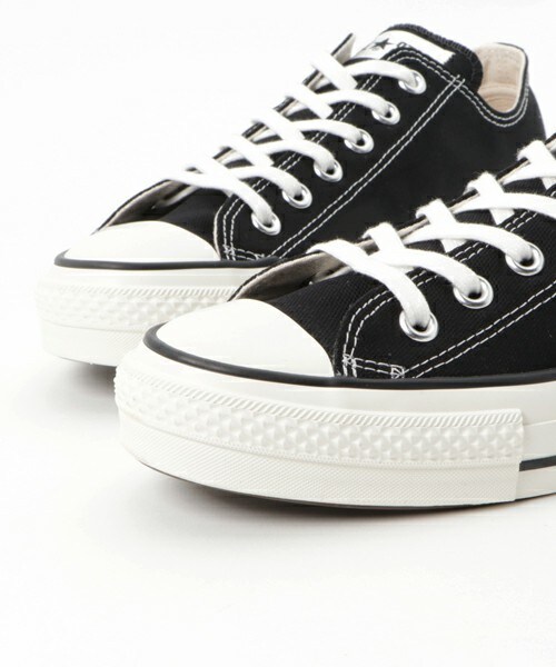 CONVERSE ALL STAR（コンバースオールスター）の「日本製 コンバース オールスター ローカット CONVERSE CANVAS ALL STAR J OX 32167431（スニーカー・メンズ・ブラック・26.5cm/27cm/27.5cm/28cm/29cm）」の6枚目の写真