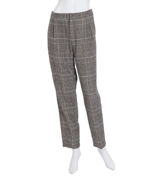 Ungrid（アングリッド）の「テーパードタックパンツ（パンツ・レディース・オフホワイト/グレー/ブラック/ミックス）」の4枚目の写真