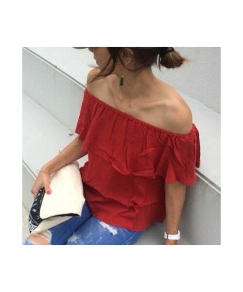 copine（コピン）の「2wayふんわりエアリーオフショルダー（その他トップス・レディース・その他）」の4枚目の写真