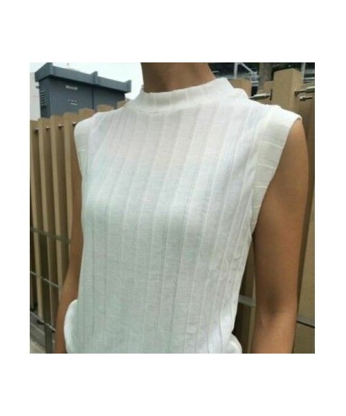 copine（コピン）の「☆再入荷☆大人気ワイドリブノースリーブ(4color)（ニット/セーター・レディース・その他）」の4枚目の写真