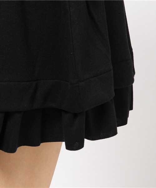 IRONY(アイロニー)の「フリルミニキュロット(パンツ・レディース・GREY/BLACK)」の3枚目の写真