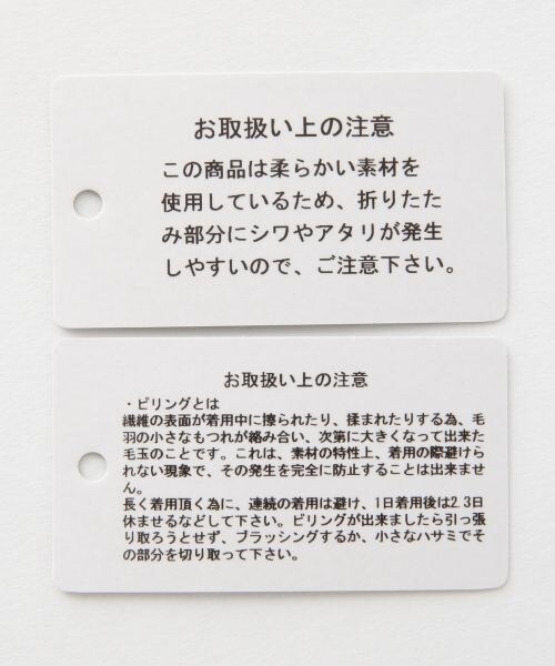 LEPSIM（レプシィム）の「１２Ｇハイネックワイドプルオーバー（トップス・アイスグレー/ベージュ/ダークネイビー・FREE SIZE）」の14枚目の写真