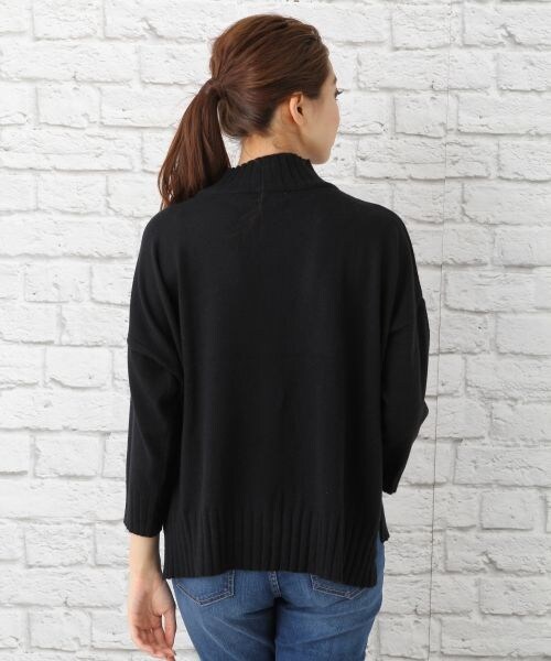 LEPSIM（レプシィム）の「１２Ｇハイネックワイドプルオーバー（トップス・アイスグレー/ベージュ/ダークネイビー・FREE SIZE）」の8枚目の写真