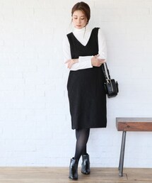 LEPSIM | ムジガラ カットジャンスカート(ワンピース/ドレス)