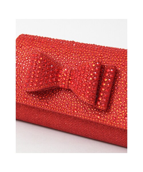 RODE SKO（ロデスコ）の「AUNE キラキラリボンプチバッグ（バッグ・レディース・RED/BLACK・-）」の12枚目の写真