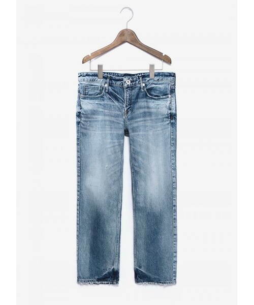 washable straight パンツ PLST（プラステ）の「upper hights 「187107-36」デニムパンツ