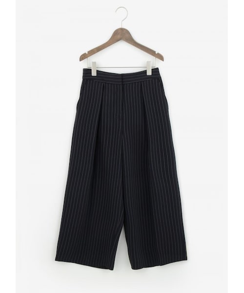 PLST（プラステ）の「【プライスダウン】ストライプワイドストレート