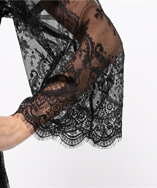 archives（アルシーヴ）の「レースガウン（カーディガン/ボレロ・レディース・オフホワイト/ブラック/ピンク・MEDIUM）」の8枚目の写真