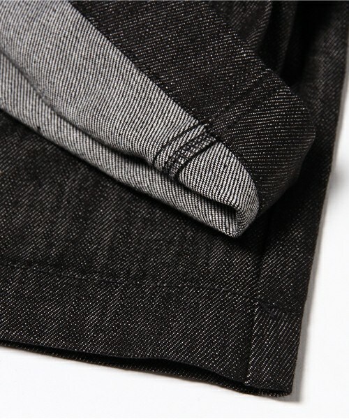 archives(アルシーヴ)の「デニムワイドパンツ(デニムパンツ・レディース・ブラック/ネイビー・MEDIUM)」の11枚目の写真