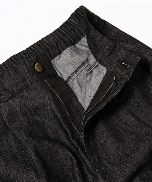 archives(アルシーヴ)の「デニムワイドパンツ(デニムパンツ・レディース・ブラック/ネイビー・MEDIUM)」の10枚目の写真