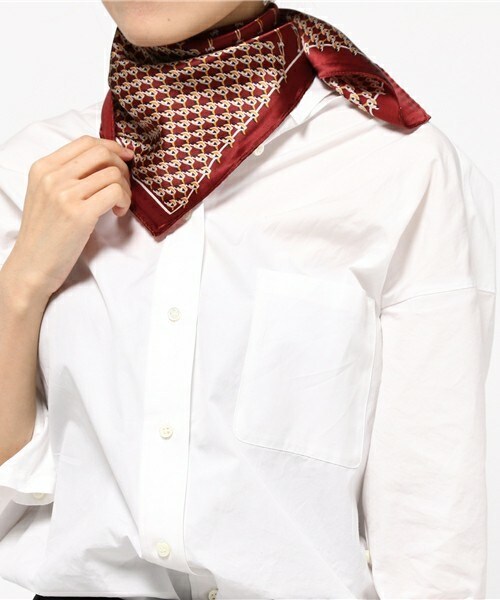 archives（アルシーヴ）の「アンティーク柄スカーフ（ストール/ショール・レディース・エンジ・MEDIUM）」の4枚目の写真