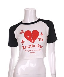 Bobon21 | HeartbrokenチビT(Tシャツ/カットソー)