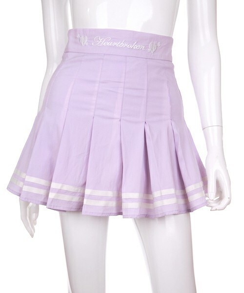 Bobon21（ボボンニジュウイチ）の「ガーリーテニススカート（スカート・レディース・ピンク/パープル/ホワイト・S/M/L）」の3枚目の写真