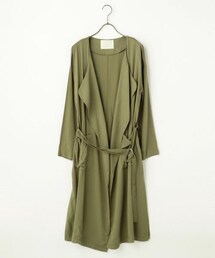 RAY CASSIN | ノーカラーロングガウン(ジャケット/アウター)