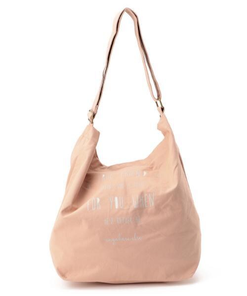 RAY CASSIN（レイカズン）の「キャンバスショルダーバッグ（バッグ・レディース・カーキ/ピンク/キナリ・FREE）」の2枚目の写真