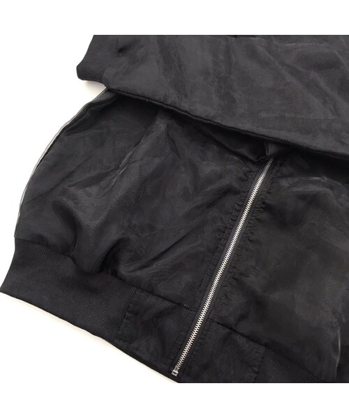 copine(コピン)の「オーガンジー素材のMA-1 ブルゾン【クリックポスト対象商品】(ブルゾン・レディース・その他)」の14枚目の写真