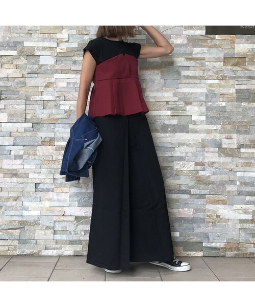 copine（コピン）の「大人気シリーズ☆綿ツイルタックワイドパンツ【クリックポスト対象商品】（その他パンツ・レディース・その他）」の10枚目の写真