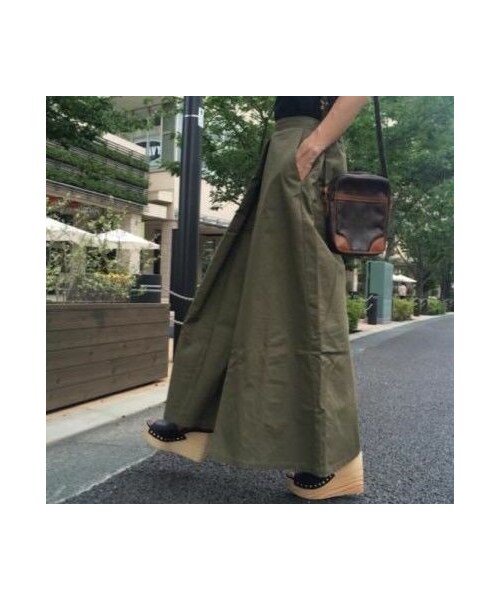 copine（コピン）の「大人気シリーズ☆綿ツイルタックワイドパンツ【クリックポスト対象商品】（その他パンツ・レディース・その他）」の3枚目の写真