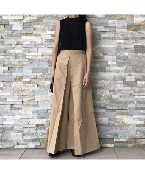 copine（コピン）の「大人気シリーズ☆綿ツイルタックワイドパンツ【クリックポスト対象商品】（その他パンツ・レディース・その他）」の7枚目の写真