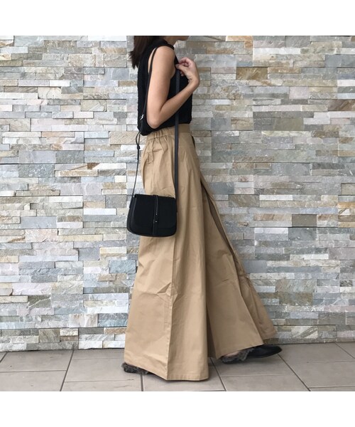 copine（コピン）の「大人気シリーズ☆綿ツイルタックワイドパンツ【クリックポスト対象商品】（その他パンツ・レディース・その他）」の6枚目の写真