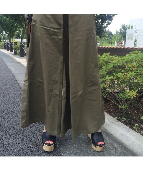 copine（コピン）の「大人気シリーズ☆綿ツイルタックワイドパンツ【クリックポスト対象商品】（その他パンツ・レディース・その他）」の14枚目の写真