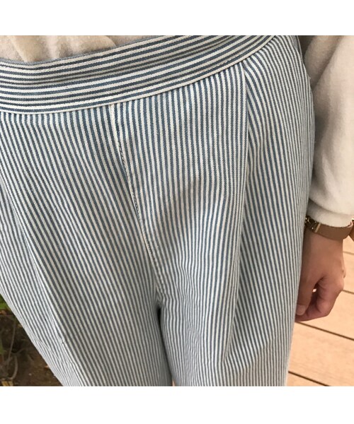 copine（コピン）の「ヒッコリーワイドデニムパンツ（その他パンツ・レディース・その他）」の16枚目の写真