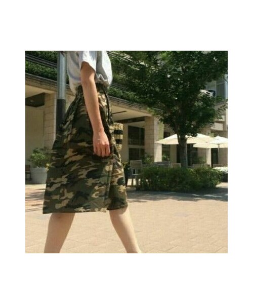 copine（コピン）の「ギャザーフレアミディ丈スカート（3color）（スカート・レディース・その他）」の8枚目の写真