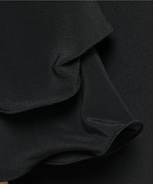 muller of yoshiokubo（ミュラーオブヨシオクボ）の「muller of yoshiokubo フレアスリーブドレス（ワンピース・レディース・ブラック・36/38）」の8枚目の写真